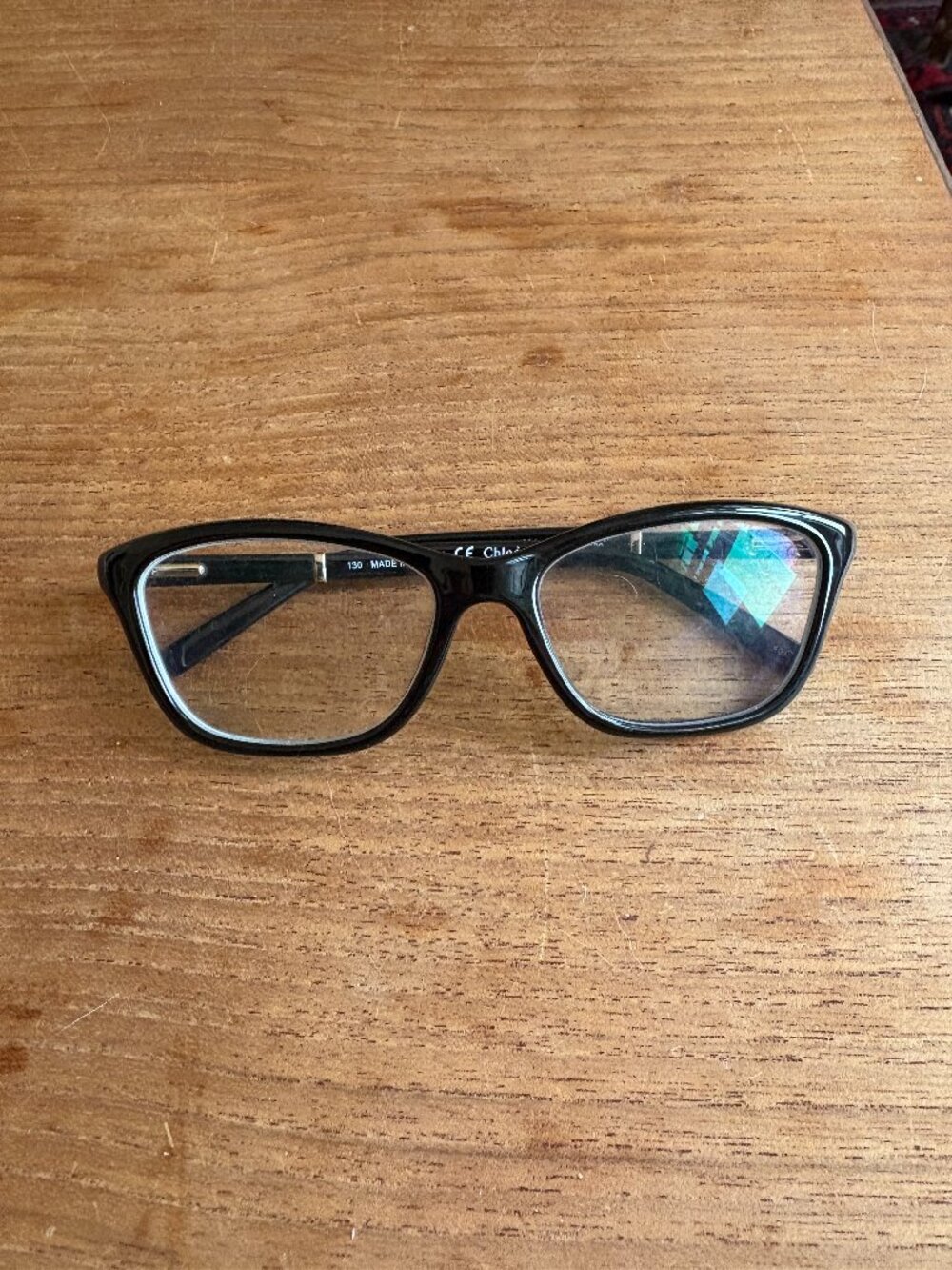 Vintage Chloe black eyeglasses frames